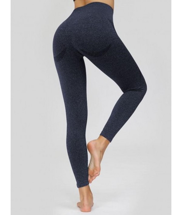 Seamless Knit  Yoga Sports Fitness Leggings