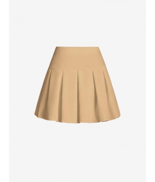 Pleated Mini Skirt