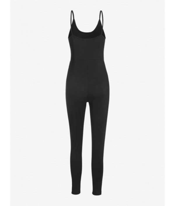 Ribbed Cami Unitard Jumpsuit