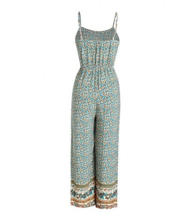 Ditsy Floral Bohemian Cami Jumpsuit