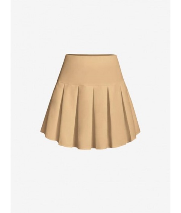 Pleated Mini Skirt