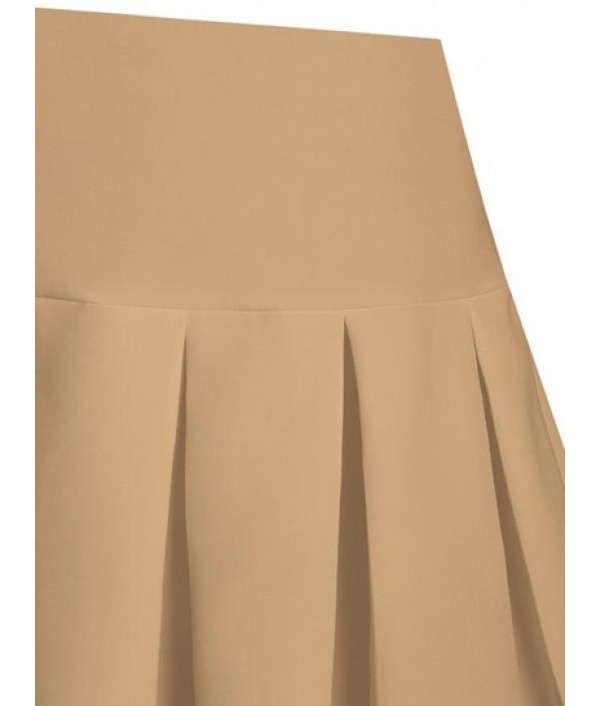 Pleated Mini Skirt