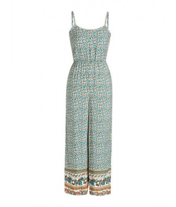 Ditsy Floral Bohemian Cami Jumpsuit