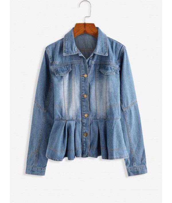 Skirted Denim Jacket