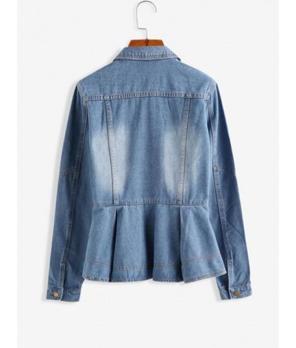 Skirted Denim Jacket