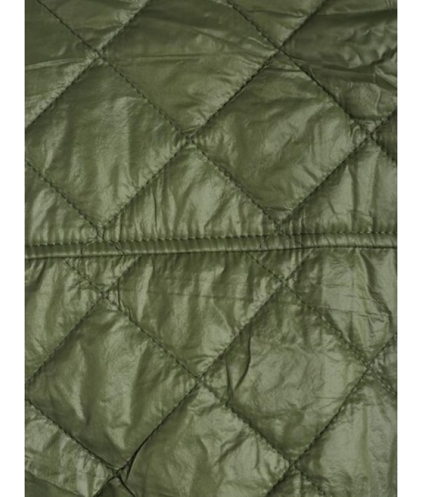 Quilted Drop Shoulder Bomber Jacket