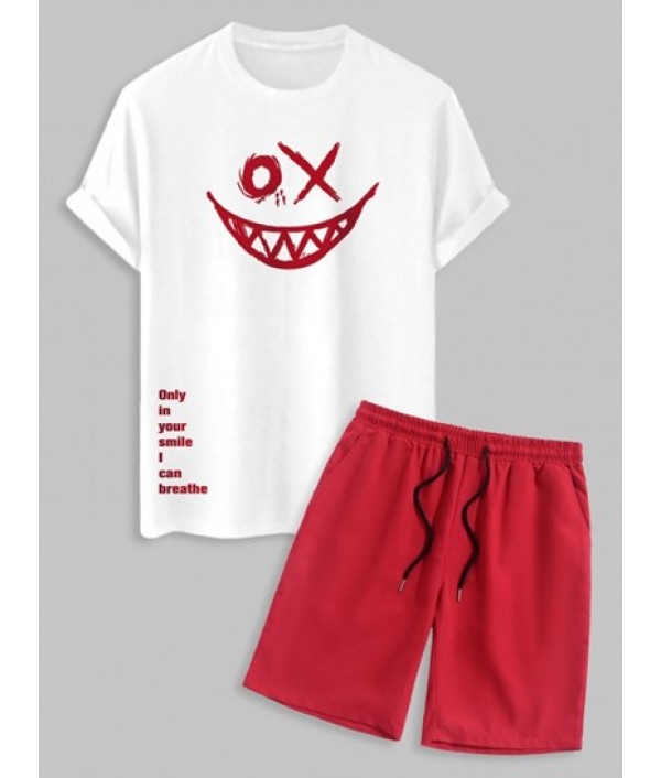 Men's Casual Streetwear Letter...