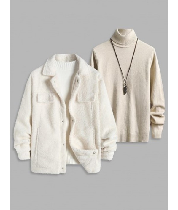 Fluffy Polar Fleece Solid Colo...