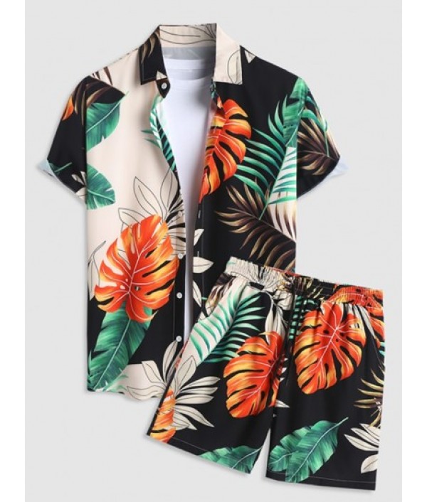 Men's Tropical Palm Leaves Pri...