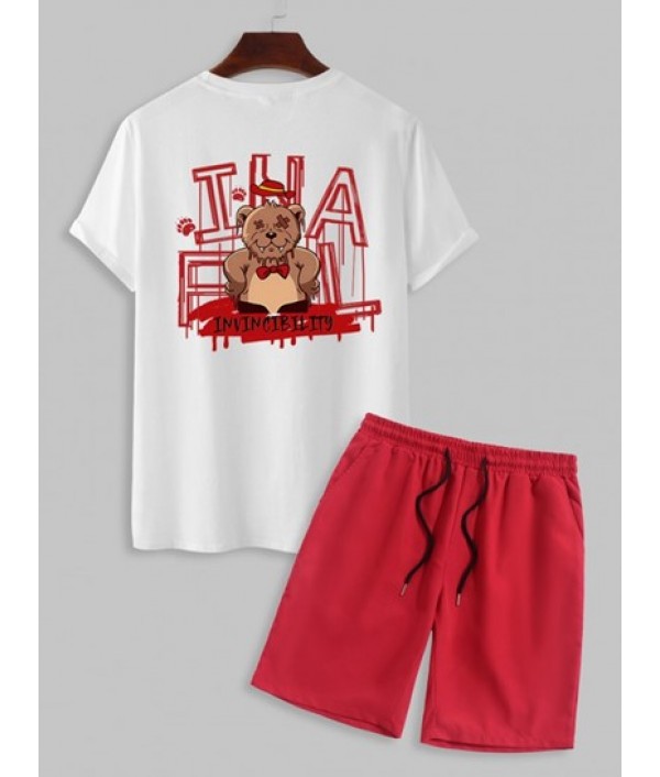 Men's Athleisure Outfits Letter Cartoon ...