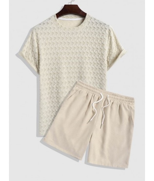 Men's Daily Casual Two Piece Set Double ...