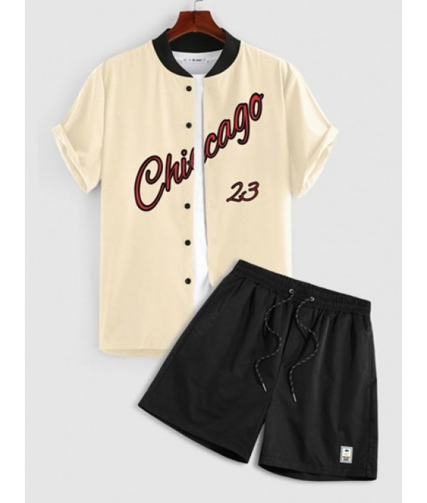 Baseball Short Sleeve Shirt With Shorts ...