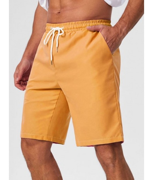 Men's Sunglasses Bear Slogan Print Short Sleeve T Shirt And Basic Casual Shorts Set