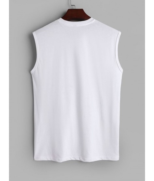 Men's Casual Athleisure Style Vacation Palm Tree Graphic Printed Basic Muscle Tank Top With Drawstring Sweat Shorts Set Men's Casual Athleisure Style Vacation Palm Tree Graphic Printed Basic Muscle Tank Top With Drawstring Sweat Shorts Set