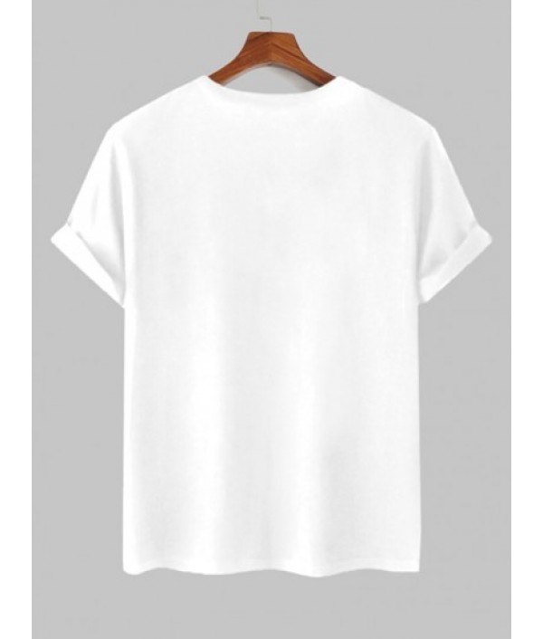 Letter California LOS ANGELES Graphic Printed Short Sleeve T-shirt And Shorts Set