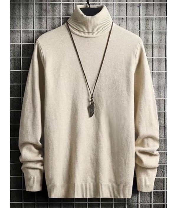 Fluffy Polar Fleece Solid Color Button Fly Jacket With UNISEX Turtleneck Essentials Sweater Set Fluffy Polar Fleece Solid Color Button Fly Jacket With UNISEX Turtleneck Essentials Sweater Set