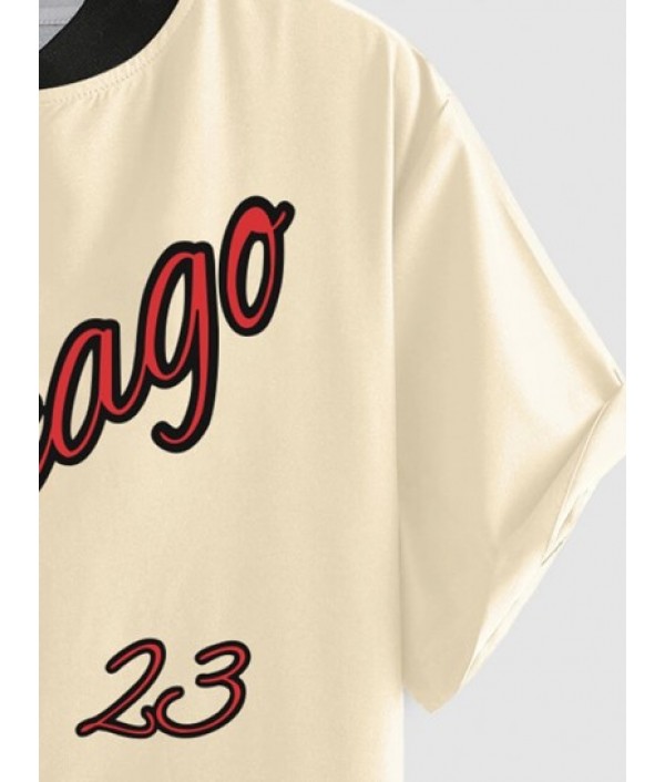 Baseball Short Sleeve Shirt With Shorts Set Baseball Short Sleeve Shirt With Shorts Set